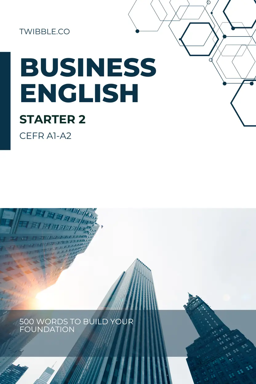 직장인 비즈니스 영단어 (입문) 2