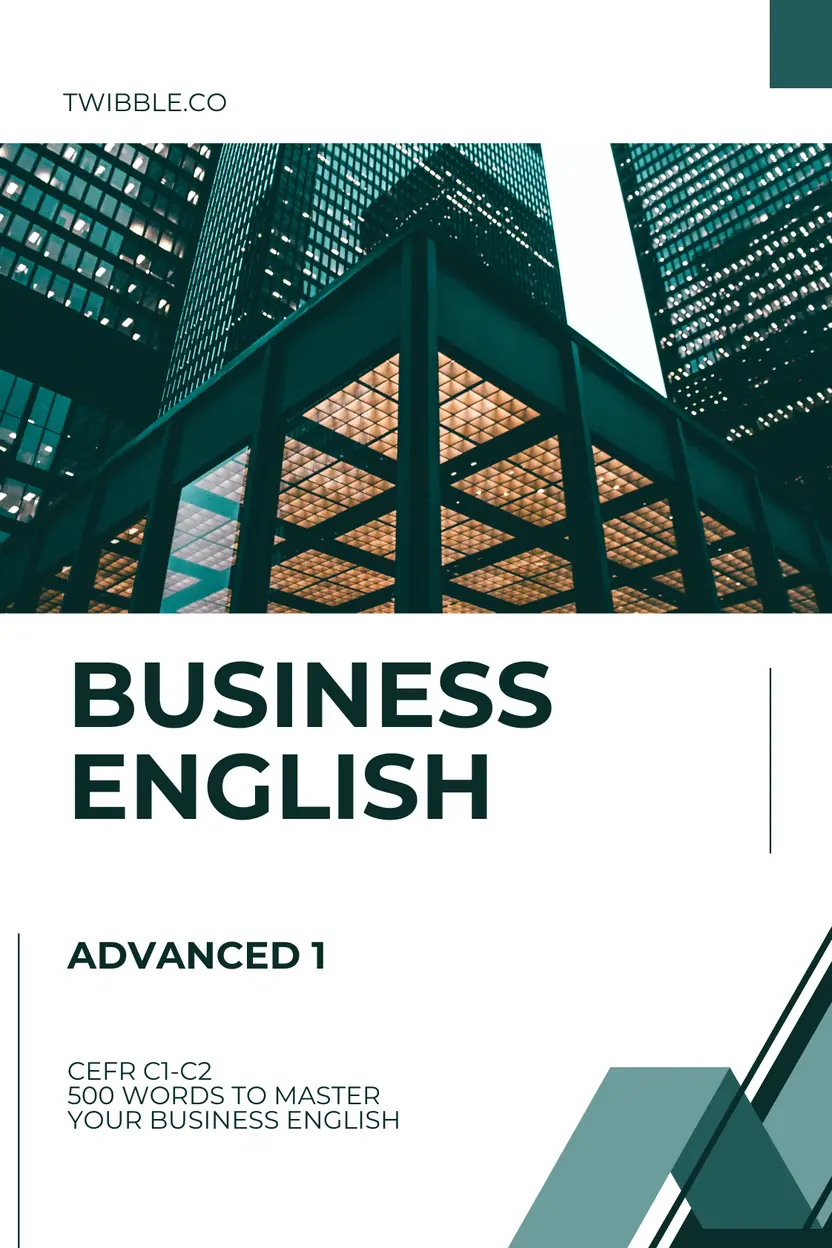 직장인 비즈니스 영단어 (고급) 1