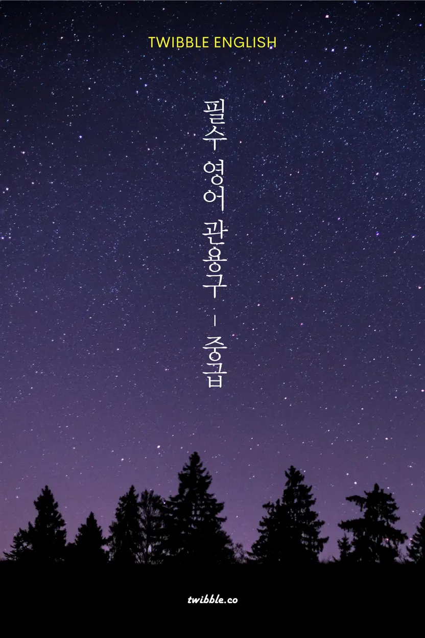 필수 영어 관용구 (중급)