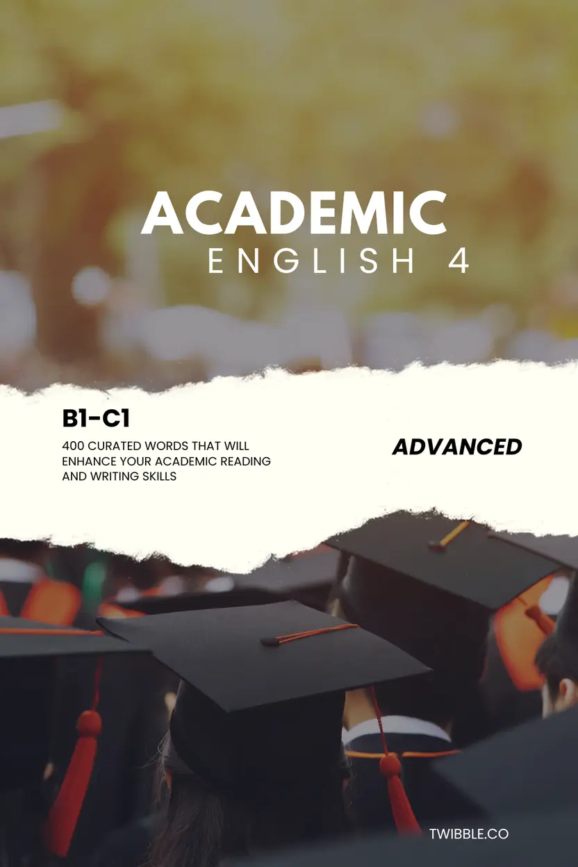 학술 영어 필수 영단어 (4)